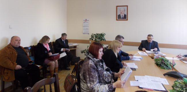 Заседание Президиума Могилёвского областного комитета Белорусского профсоюза работников местной промышленности и коммунально-бытовых предприятий 21 апреля 2017 года