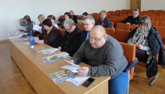 Заседание Президиума областного комитета профсоюза. 